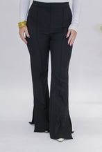 Load image into Gallery viewer, Work Mode Slit Dress Pants-Black