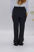 Load image into Gallery viewer, Work Mode Slit Dress Pants-Black