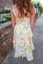Load image into Gallery viewer, Fresh Bloom Floral Midi Dress-Yellow