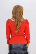 Load image into Gallery viewer, Wonderful Feeling Sweetheart Top- Red