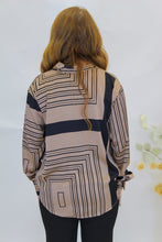 Load image into Gallery viewer, Phyllis Twist Collard Button Down