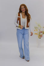 Load image into Gallery viewer, Portland Leather Teddy Vest- Camel