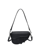 Load image into Gallery viewer, Marisol Vegan Asymmetrical Saddle Bag