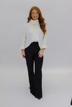 Load image into Gallery viewer, In the Stars Rhinestone Turtleneck- Ivory