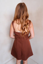 Load image into Gallery viewer, Iconic Peplum Romper-Brown