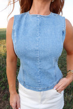 Load image into Gallery viewer, Hometown Denim Top