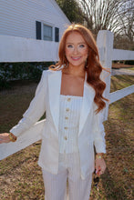 Load image into Gallery viewer, Miles Collared Blazer- White