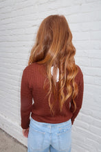 Load image into Gallery viewer, Cozy Night Cable Knit Cardigan-Brown