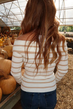 Load image into Gallery viewer, Riley Striped Off Shoulder Top