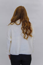 Load image into Gallery viewer, In the Stars Rhinestone Turtleneck- Ivory