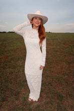 Load image into Gallery viewer, Fall in Love Lace Midi Dress-Ivory
