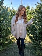 Load image into Gallery viewer, Tucker Oversized Suede Shacket