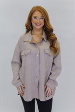 Load image into Gallery viewer, Tucker Oversized Suede Shacket