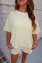 Load image into Gallery viewer, The Ease Knit Top Set- Yellow