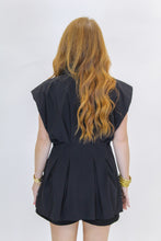 Load image into Gallery viewer, Kelson Tapered Waist Top- Black