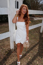 Load image into Gallery viewer, Impress Me Button Up Romper-White