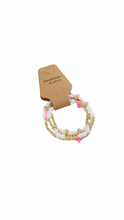 Load image into Gallery viewer, Gold Beaded Colored Bracelet
