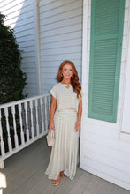 Load image into Gallery viewer, Ivy Stripe Top Set - Green
