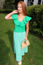 Load image into Gallery viewer, Fern Ruffle Top- Kelly Green
