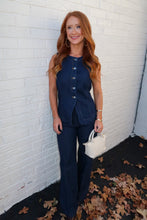 Load image into Gallery viewer, Cooper Wide Leg Jeans Denim Set
