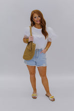 Load image into Gallery viewer, Enchanting Ruffle Sleeve Top- White
