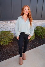 Load image into Gallery viewer, Molly Raglan Sleeve Sweatshirt- Sage
