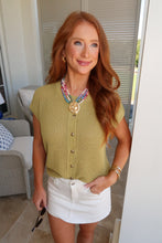 Load image into Gallery viewer, Easy Days Knit Top-Lime

