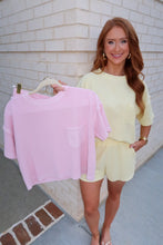 Load image into Gallery viewer, The Ease Knit Top Set- Yellow
