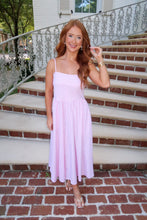 Load image into Gallery viewer, Links Striped Midi Dress-Pink
