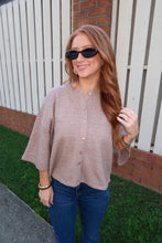 Load image into Gallery viewer, The Toasted Button Up Cardigan-Dark Taupe
