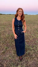 Load image into Gallery viewer, Levi High Waist Denim Skirt Set
