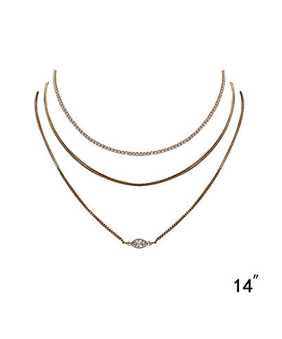 Eye Layered Necklace