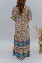 Load image into Gallery viewer, Take Me Away Floral Maxi Dress- Peach
