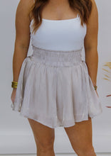 Load image into Gallery viewer, Oh Darling Elastic Waist Shorts- Champagne
