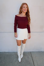 Load image into Gallery viewer, Kori Asymmetrical Sweater-Burgundy
