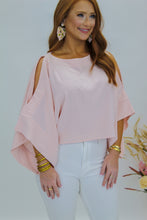 Load image into Gallery viewer, Just Perfect Kimono Sleeve Top-Blush
