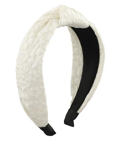 Flower Pattern Knotted Headband