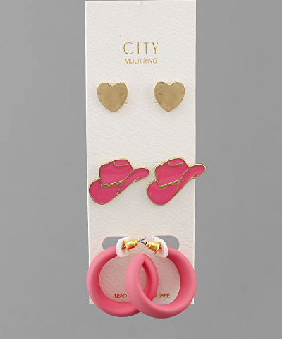 Epoxy Hats & Hoops Set