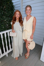 Load image into Gallery viewer, Lemon Drop Vest Top Set-Butter Yellow
