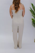 Load image into Gallery viewer, Natural Charm Tie Strap Jumpsuit

