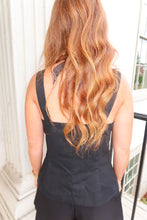 Load image into Gallery viewer, Nancy Square Neck Tank Top- Black
