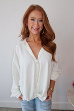 Load image into Gallery viewer, Dani Button Down Blouse-Off White

