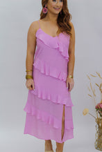 Load image into Gallery viewer, Searching For You Ruffled Sleeveless Midi Dress
