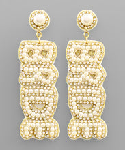 Load image into Gallery viewer, Bride Pearl &amp; Crystal Earrings
