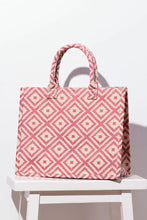 Load image into Gallery viewer, Charlotte Geometric Fabric Tote
