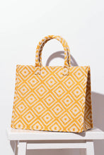 Load image into Gallery viewer, Charlotte Geometric Fabric Tote
