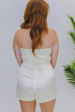 Load image into Gallery viewer, Almost Love Halter Romper- Champagne

