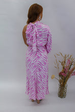 Load image into Gallery viewer, Wild Girl Satin Midi Dress- Pink
