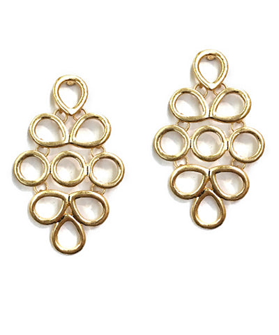 Metal Bubble Drop Earrings