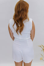 Load image into Gallery viewer, Forever You Blazer Romper- White
